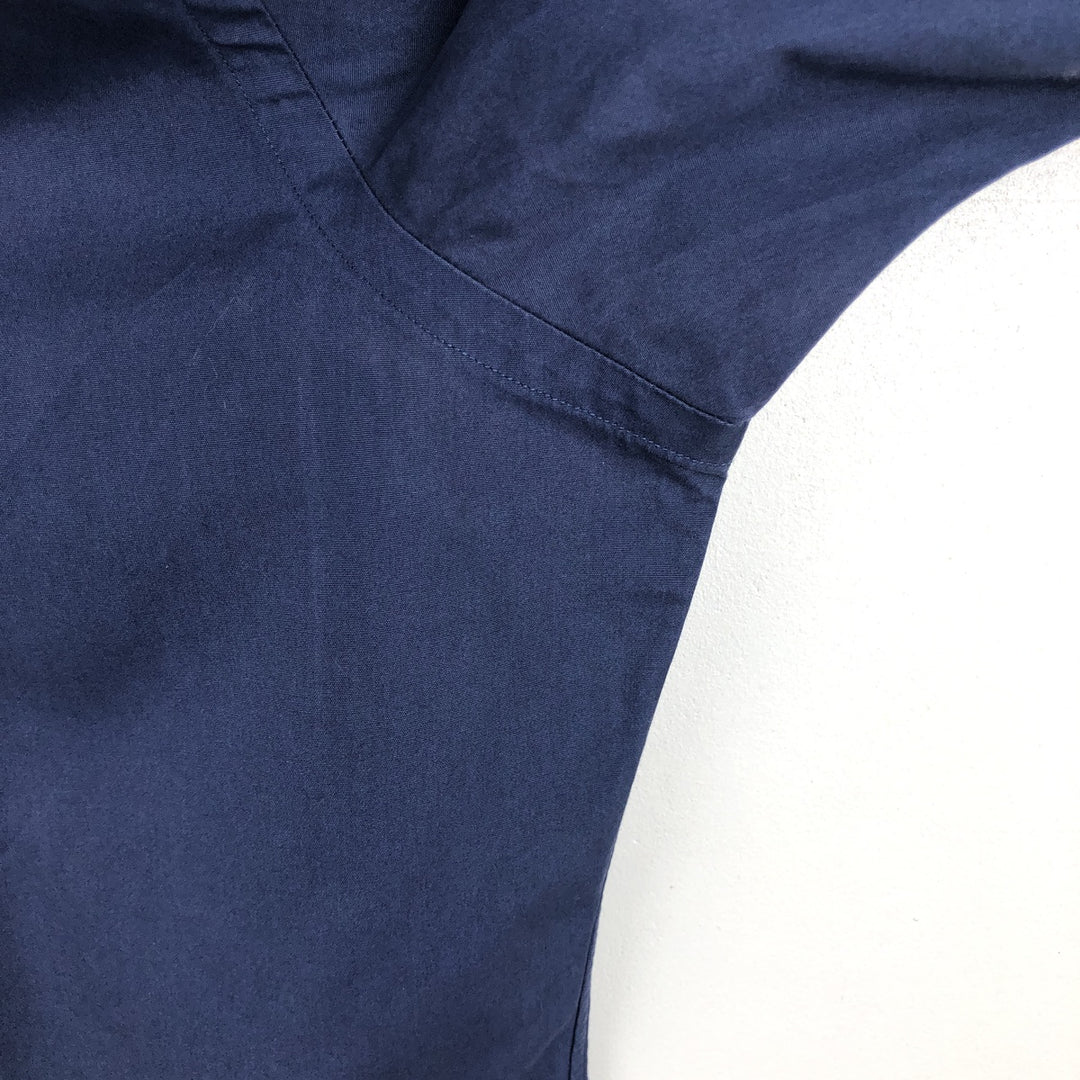 Ralph Lauren Classic Fit Short Sleeve Button Down Shirt Men's Size S cotton navy blue type Vintage Second Hand
