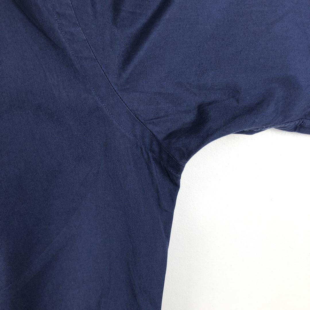 Ralph Lauren Classic Fit Short Sleeve Button Down Shirt Men's Size S cotton navy blue type Vintage Second Hand