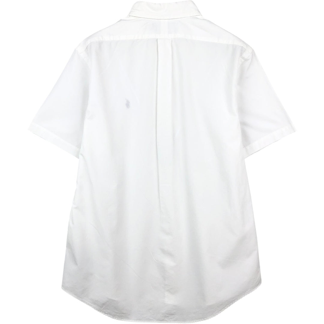 Ralph Lauren POLO by Ralph Lauren CUSTOM FIT short sleeve button down shirt, men's size L cotton white type Vintage Second Hand