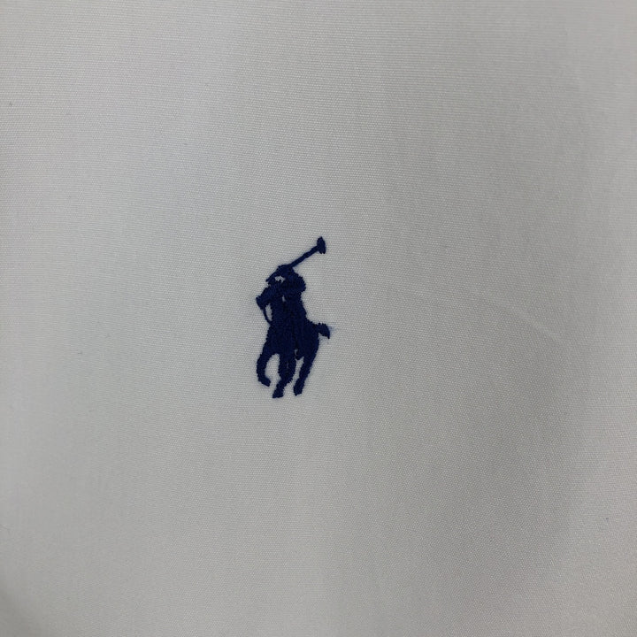 Ralph Lauren POLO by Ralph Lauren CUSTOM FIT short sleeve button down shirt, men's size L cotton white type Vintage Second Hand