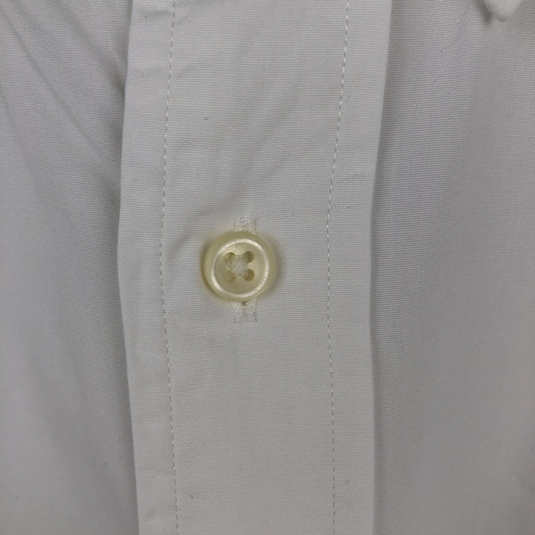 Ralph Lauren POLO by Ralph Lauren CUSTOM FIT short sleeve button down shirt, men's size L cotton white type Vintage Second Hand