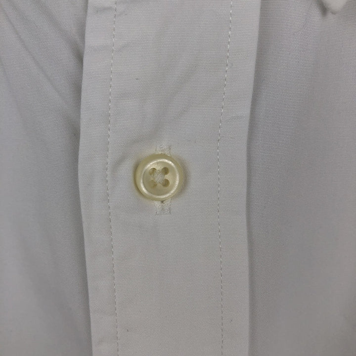 Ralph Lauren POLO by Ralph Lauren CUSTOM FIT short sleeve button down shirt, men's size L cotton white type Vintage Second Hand