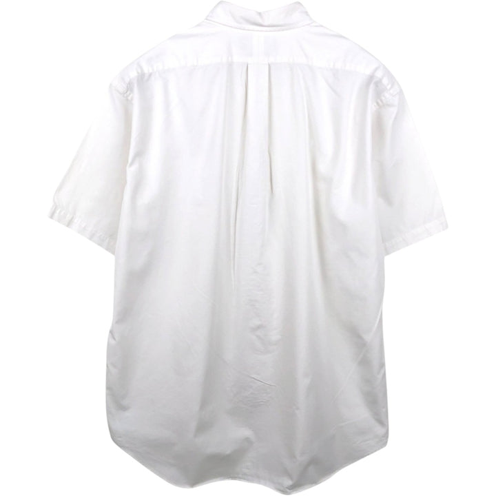 Ralph Lauren BLAKE short sleeve button down shirt, men's XL size cotton white type Vintage Second Hand