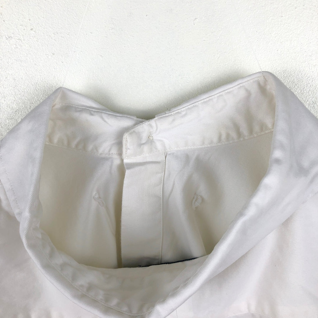 Ralph Lauren BLAKE short sleeve button down shirt, men's XL size cotton white type Vintage Second Hand