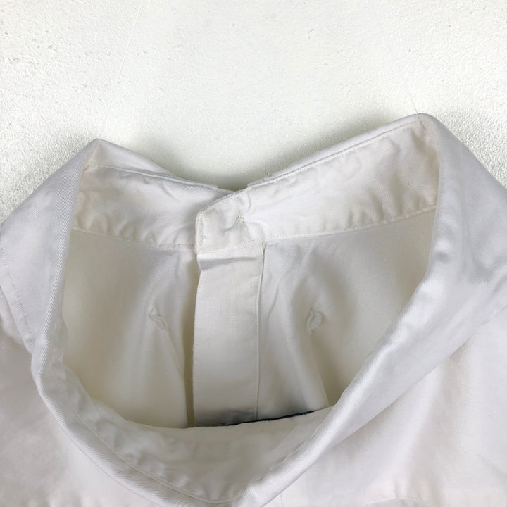 Ralph Lauren BLAKE short sleeve button down shirt, men's XL size cotton white type Vintage Second Hand