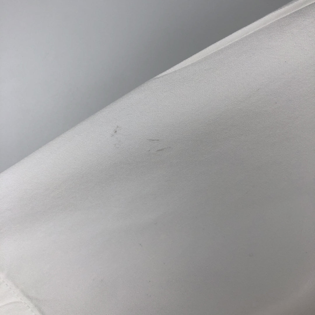 Ralph Lauren Featherweight Twill Short-Sleeve Button-Down Shirt, Men's Size L (approx.) cotton white type Vintage Second Hand