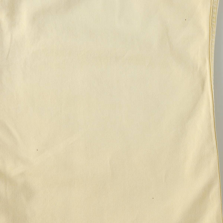 1980'S Ralph Lauren POLO by Ralph Lauren Short-Sleeve Button-Down Shirt, Men's Size XL (approx.), Vintage cotton lemon yellow Vintage Second Hand