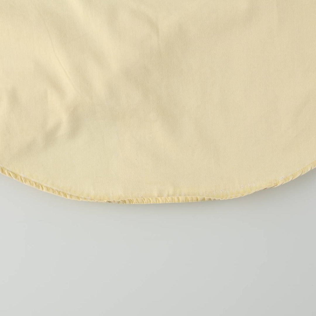1980'S Ralph Lauren POLO by Ralph Lauren Short-Sleeve Button-Down Shirt, Men's Size XL (approx.), Vintage cotton lemon yellow Vintage Second Hand