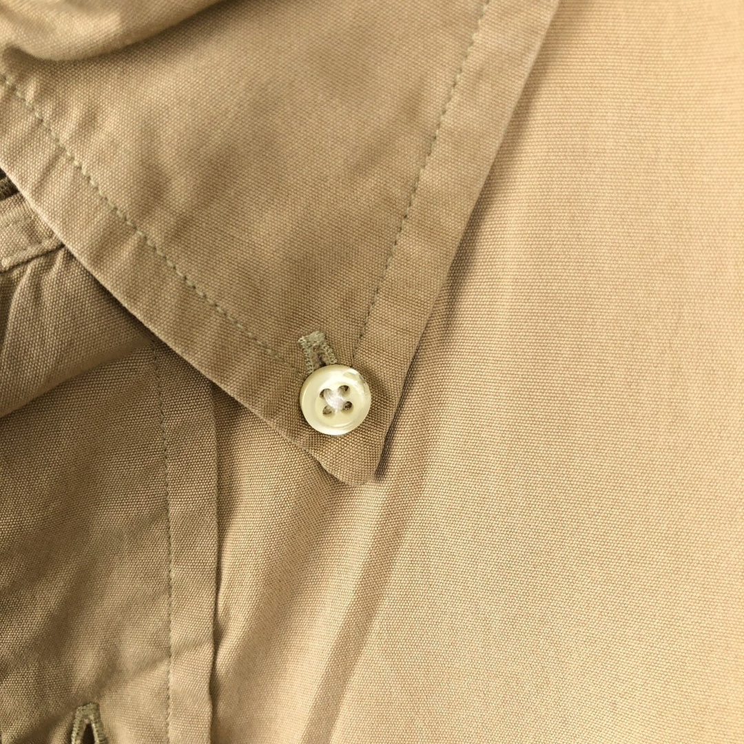 Ralph Lauren Classic Fit short sleeve button down shirt, men's size L cotton Beige type Vintage Second Hand