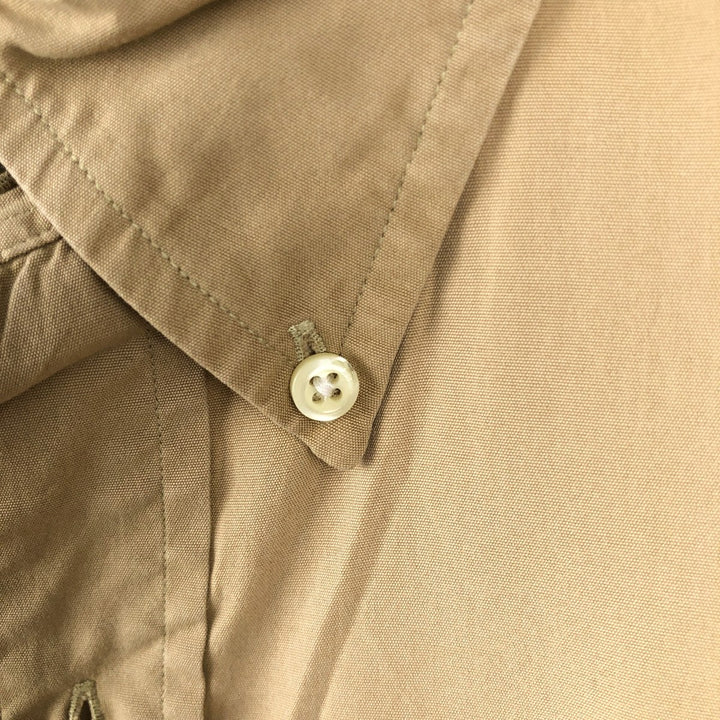 Ralph Lauren Classic Fit short sleeve button down shirt, men's size L cotton Beige type Vintage Second Hand