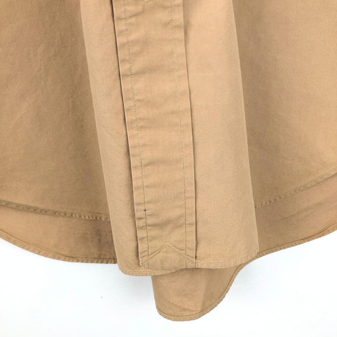 Ralph Lauren Classic Fit short sleeve button down shirt, men's size L cotton Beige type Vintage Second Hand