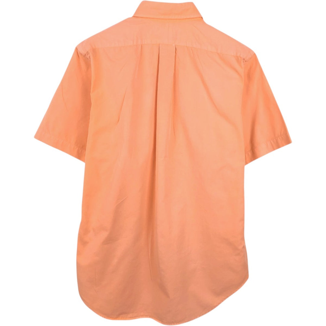 Ralph Lauren Classic Fit Short Sleeve Button Down Shirt Men's Size S cotton coral Vintage Second Hand