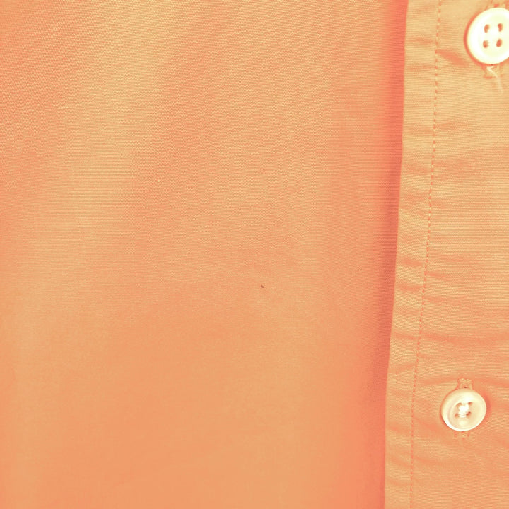 Ralph Lauren Classic Fit Short Sleeve Button Down Shirt Men's Size S cotton coral Vintage Second Hand