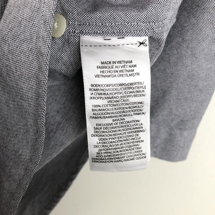 Ralph Lauren POLO RALPH LAUREN CLASSIC FIT Short-Sleeve Button-Down Shirt, Men's Size XL (approx.) cotton blue type Vintage Second Hand