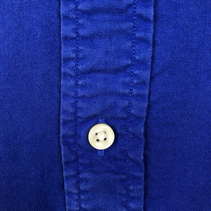Ralph Lauren POLO RALPH LAUREN CLASSIC FIT Short-Sleeve Button-Down Shirt, Men's Size XL (approx.) cotton blue type Vintage Second Hand