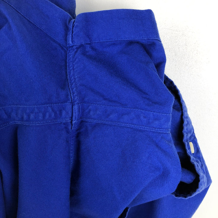Ralph Lauren POLO RALPH LAUREN CLASSIC FIT Short-Sleeve Button-Down Shirt, Men's Size XL (approx.) cotton blue type Vintage Second Hand