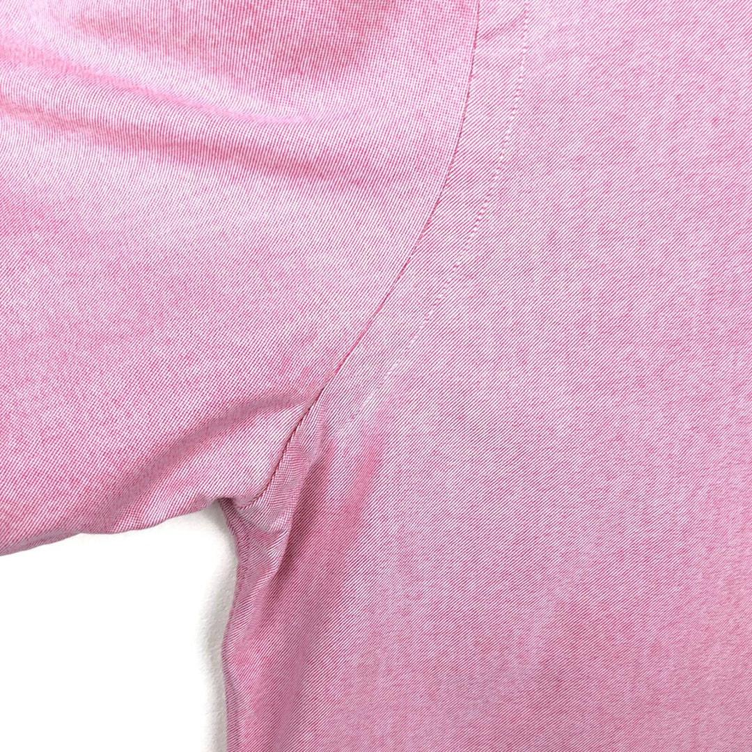 Ralph Lauren short sleeve button down shirt, men's size M cotton pink type Vintage Second Hand