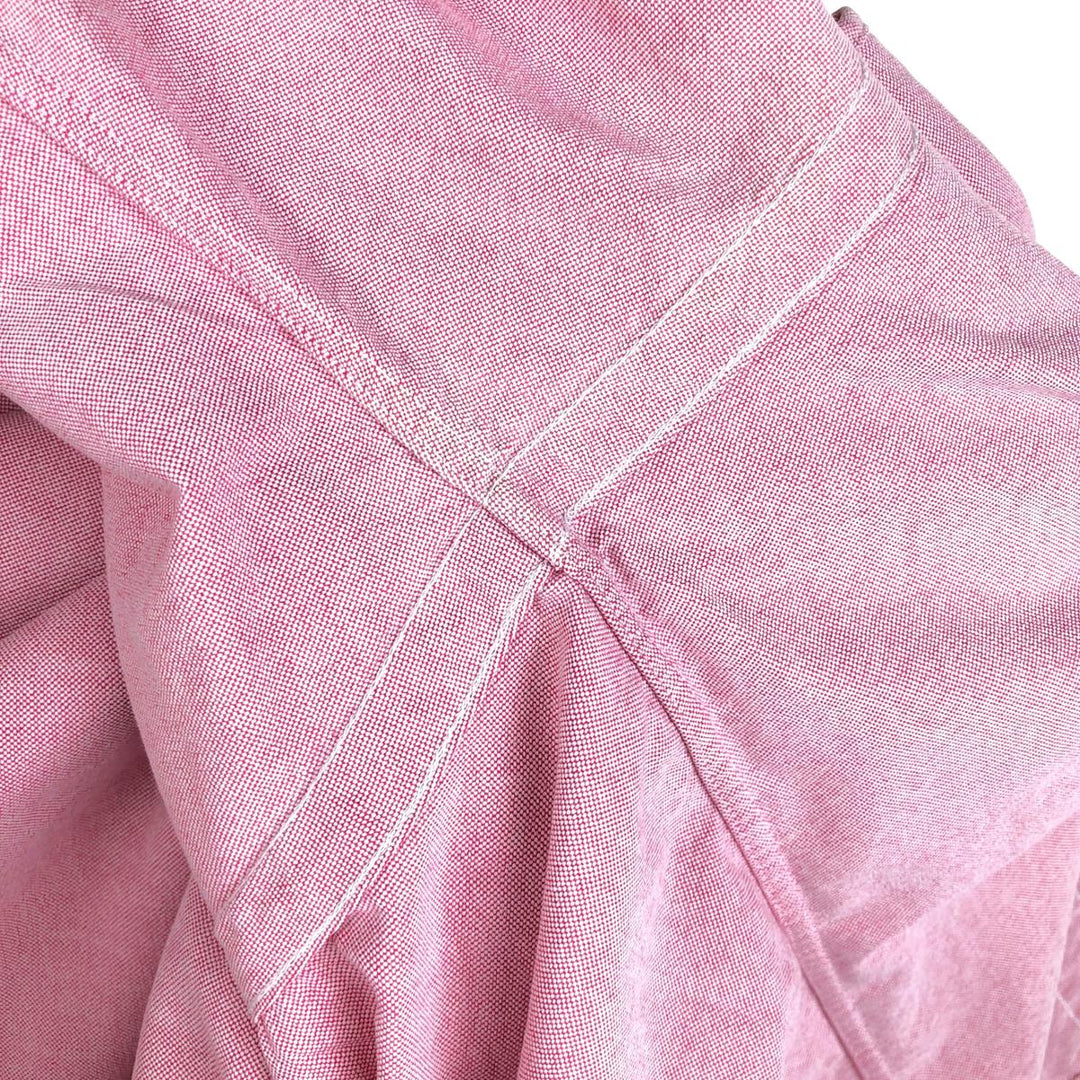 Ralph Lauren short sleeve button down shirt, men's size M cotton pink type Vintage Second Hand