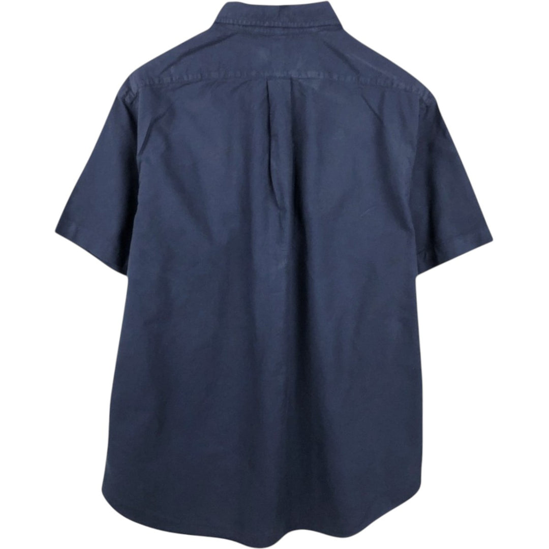Ralph Lauren short sleeve button down shirt, men's XL size cotton navy blue type Vintage Second Hand