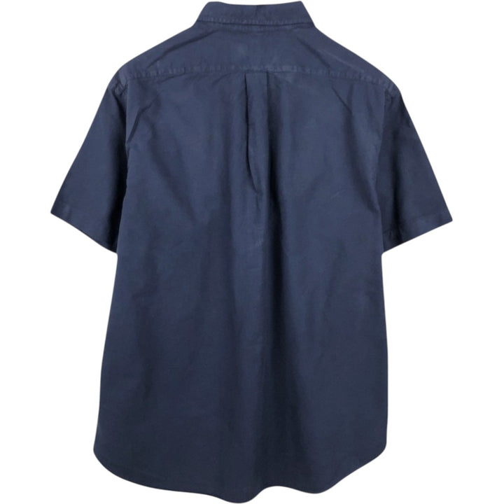Ralph Lauren short sleeve button down shirt, men's XL size cotton navy blue type Vintage Second Hand