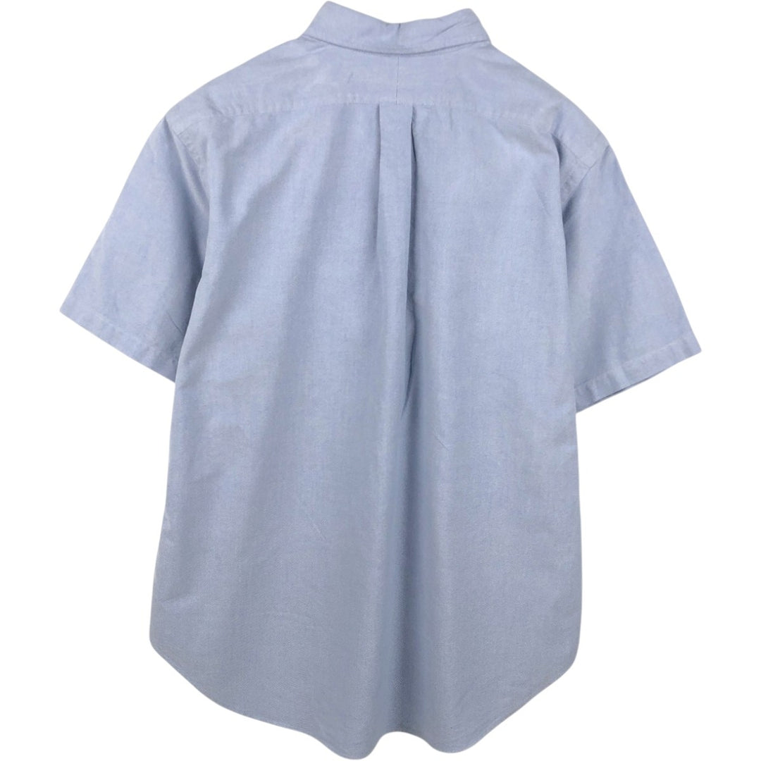 Ralph Lauren Classic Fit Short Sleeve Button Down Shirt Men's XL cotton Blue type light blue Vintage Second Hand