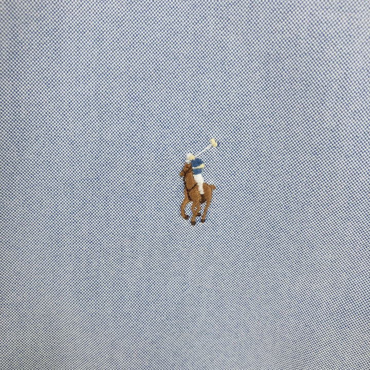 Ralph Lauren Classic Fit Short Sleeve Button Down Shirt Men's XL cotton Blue type light blue Vintage Second Hand