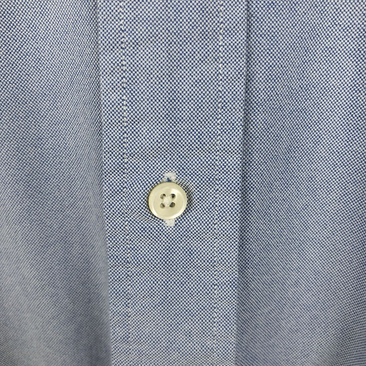 Ralph Lauren Classic Fit Short Sleeve Button Down Shirt Men's XL cotton Blue type light blue Vintage Second Hand