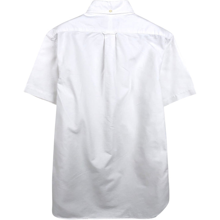 Ralph Lauren Classic Fit Short-Sleeve Button-Down Shirt, Men's Size S (approx.) cotton white type Vintage Second Hand