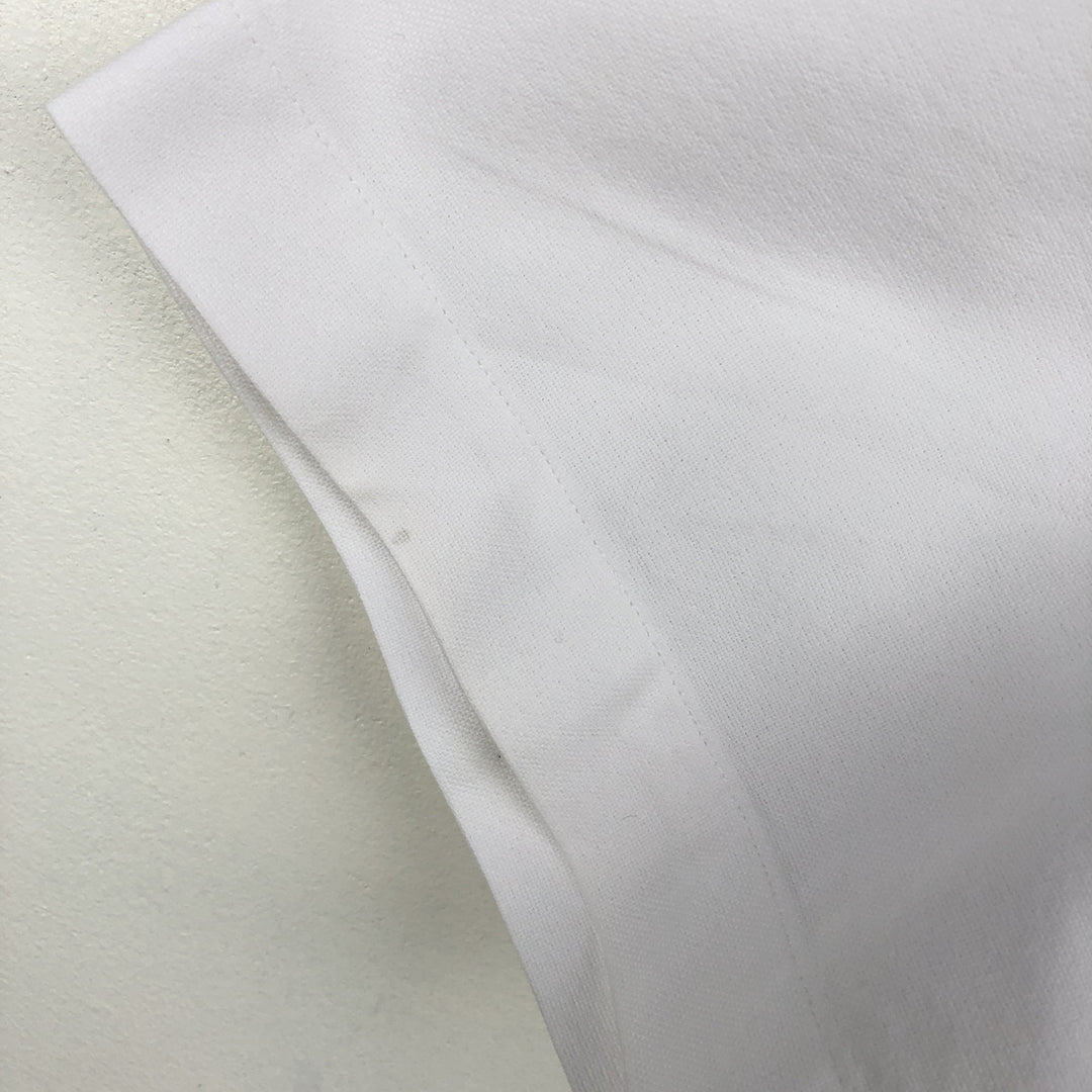 Ralph Lauren Classic Fit Short-Sleeve Button-Down Shirt, Men's Size S (approx.) cotton white type Vintage Second Hand