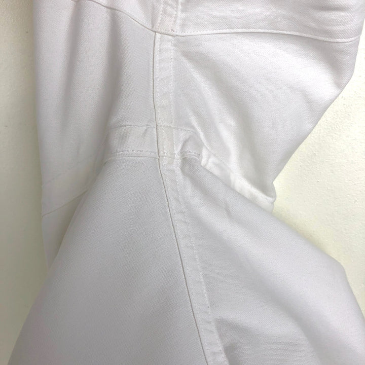 Ralph Lauren Classic Fit Short-Sleeve Button-Down Shirt, Men's Size S (approx.) cotton white type Vintage Second Hand