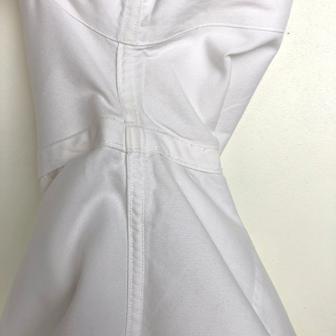 Ralph Lauren Classic Fit Short-Sleeve Button-Down Shirt, Men's Size S (approx.) cotton white type Vintage Second Hand