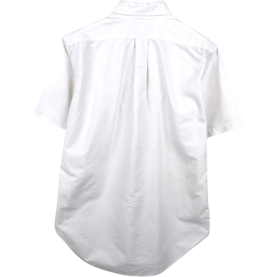 Ralph Lauren Classic Fit Short Sleeve Button Down Shirt Men's Size S cotton white type Vintage Second Hand