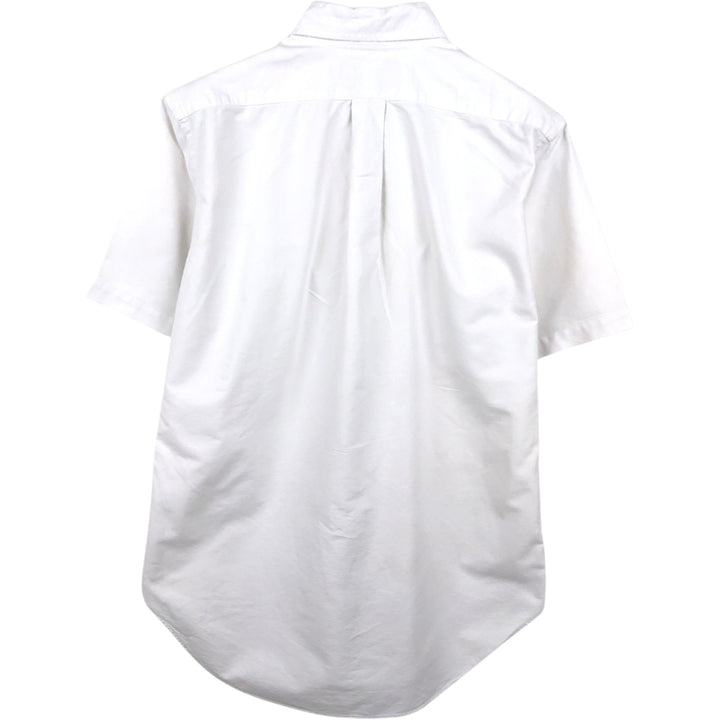 Ralph Lauren Classic Fit Short Sleeve Button Down Shirt Men's Size S cotton white type Vintage Second Hand