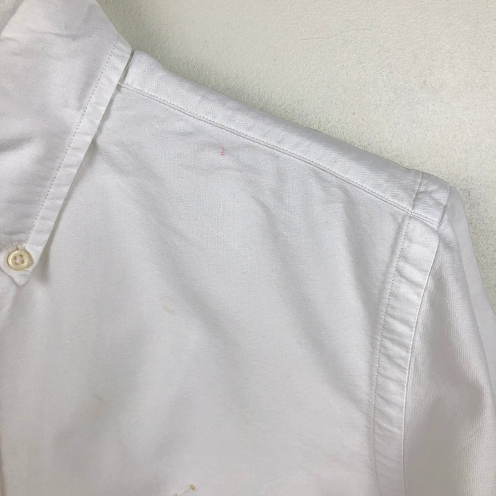 Ralph Lauren Classic Fit Short Sleeve Button Down Shirt Men's Size S cotton white type Vintage Second Hand