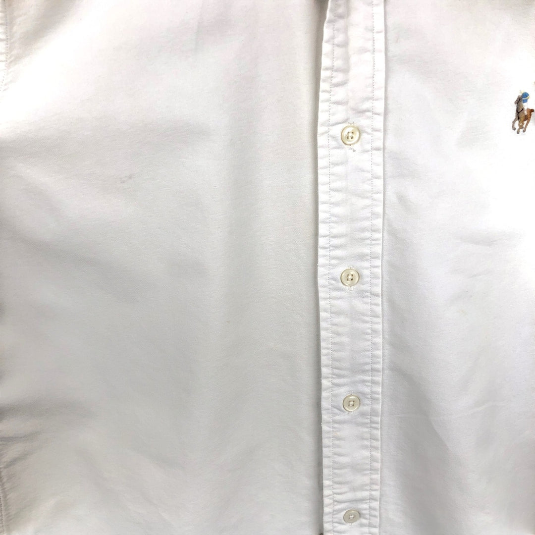 Ralph Lauren Classic Fit Short Sleeve Button Down Shirt Men's Size S cotton white type Vintage Second Hand