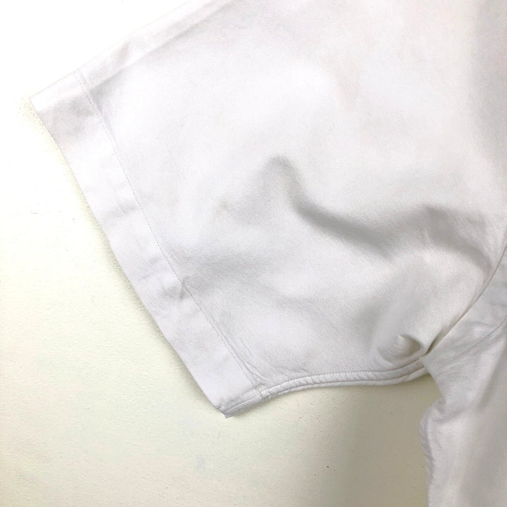 Ralph Lauren Classic Fit Short Sleeve Button Down Shirt Men's Size S cotton white type Vintage Second Hand