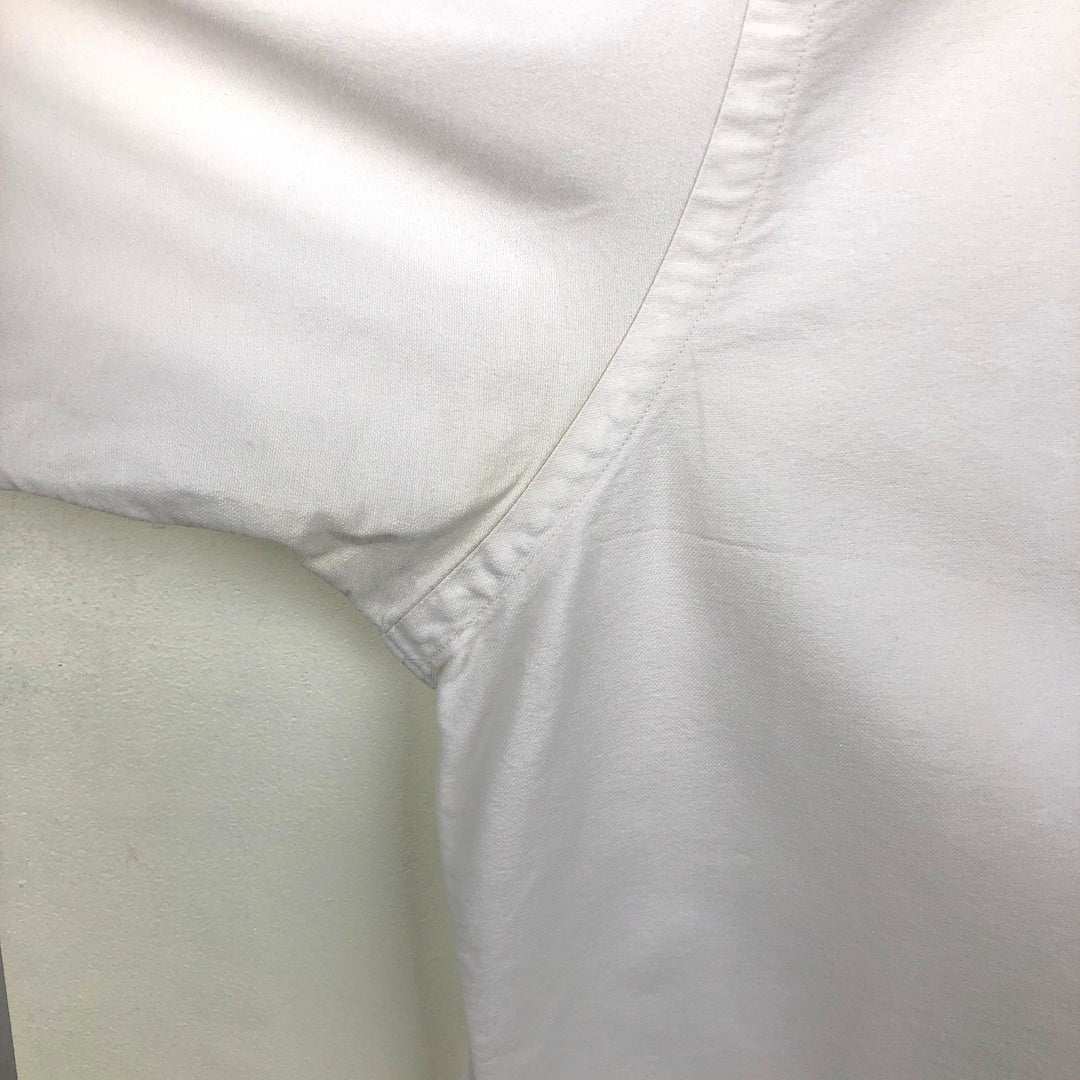 Ralph Lauren POLO by Ralph Lauren BLAKE Short-Sleeve Button-Down Shirt, Men's Size L (approx.) cotton white type Vintage Second Hand