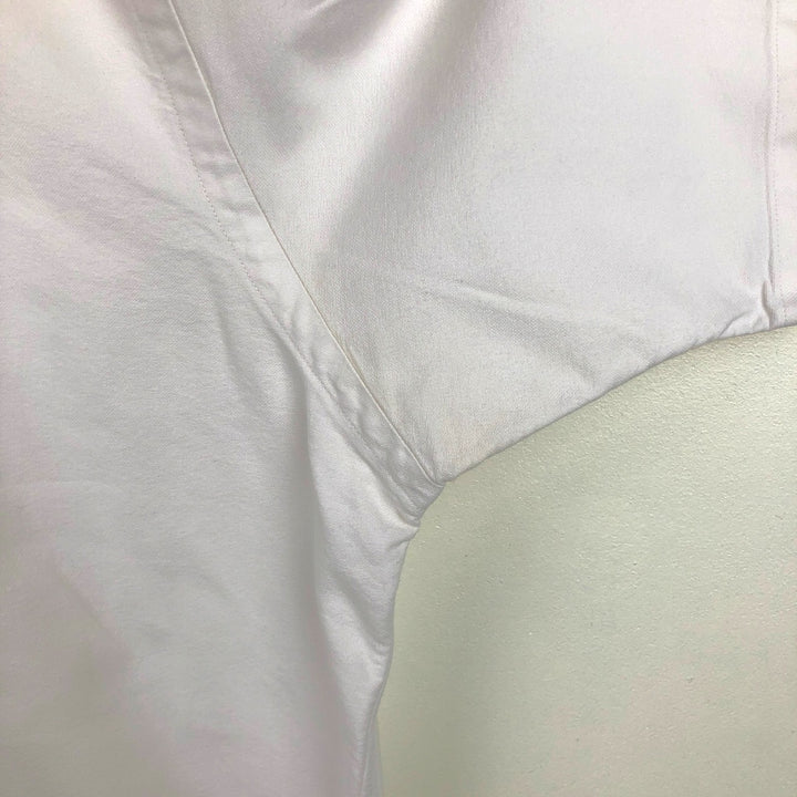 Ralph Lauren POLO by Ralph Lauren BLAKE Short-Sleeve Button-Down Shirt, Men's Size L (approx.) cotton white type Vintage Second Hand