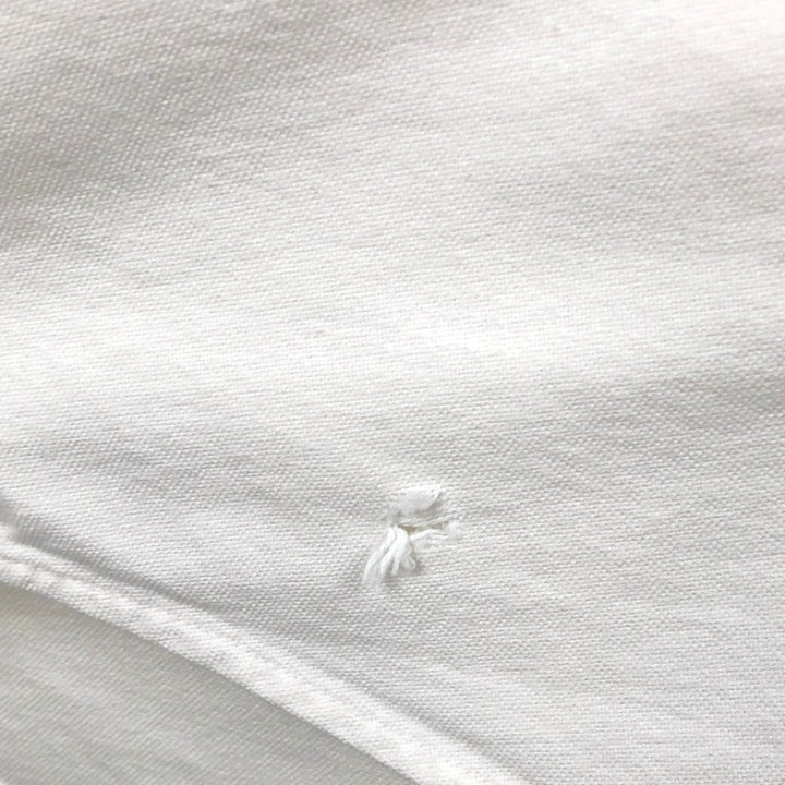 Ralph Lauren POLO by Ralph Lauren BLAKE Short-Sleeve Button-Down Shirt, Men's Size L (approx.) cotton white type Vintage Second Hand