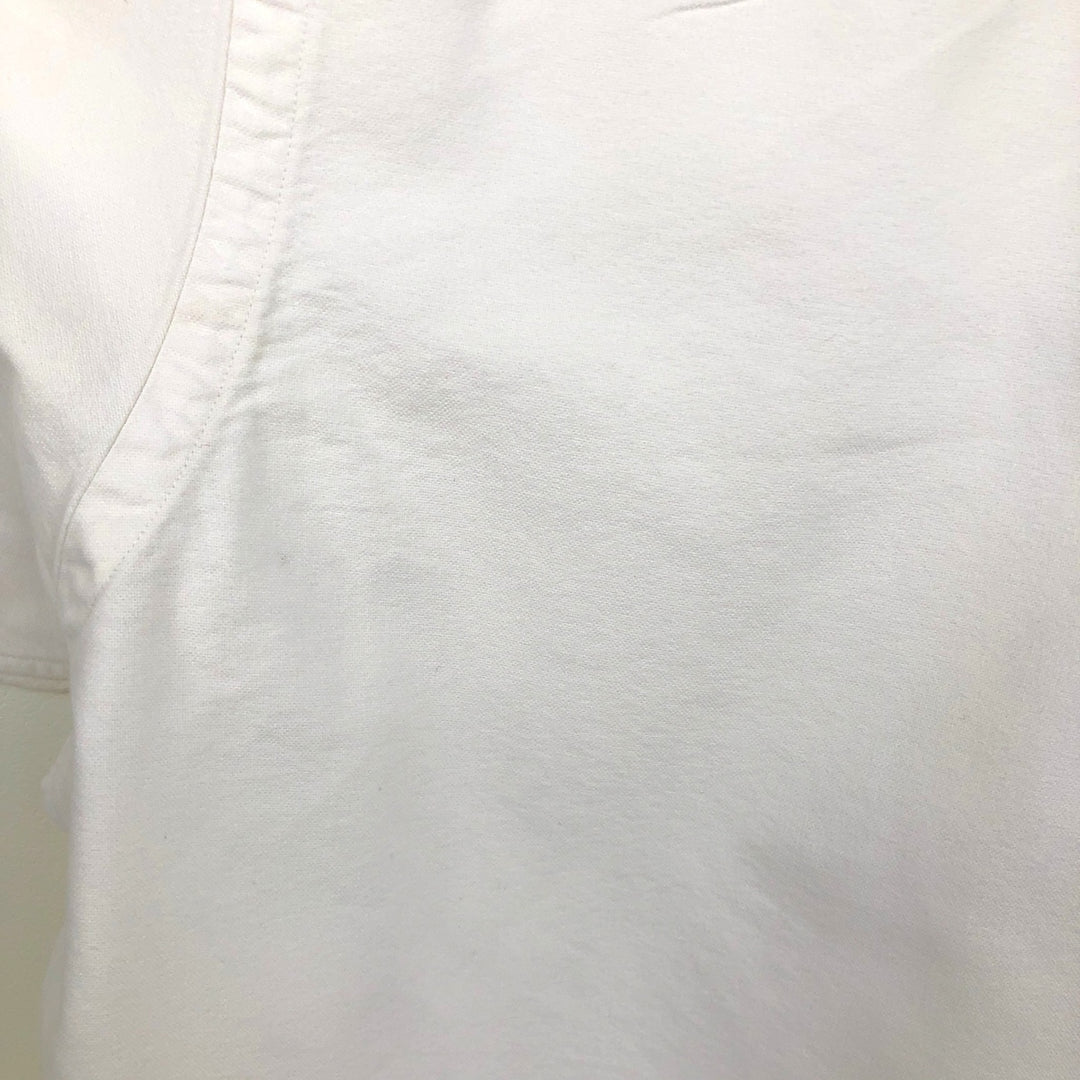 Ralph Lauren POLO by Ralph Lauren BLAKE Short-Sleeve Button-Down Shirt, Men's Size L (approx.) cotton white type Vintage Second Hand