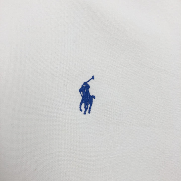 Ralph Lauren Classic Fit short sleeve button down shirt, men's size M cotton white type Vintage Second Hand