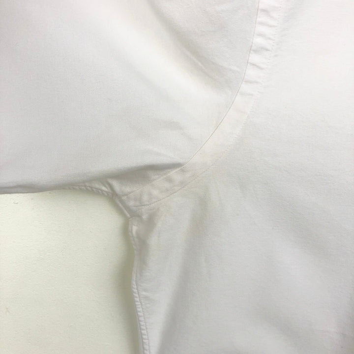 Ralph Lauren Classic Fit short sleeve button down shirt, men's size M cotton white type Vintage Second Hand