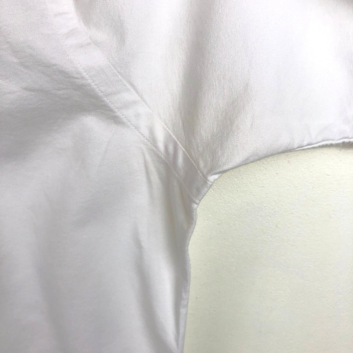 Ralph Lauren Classic Fit short sleeve button down shirt, men's size M cotton white type Vintage Second Hand