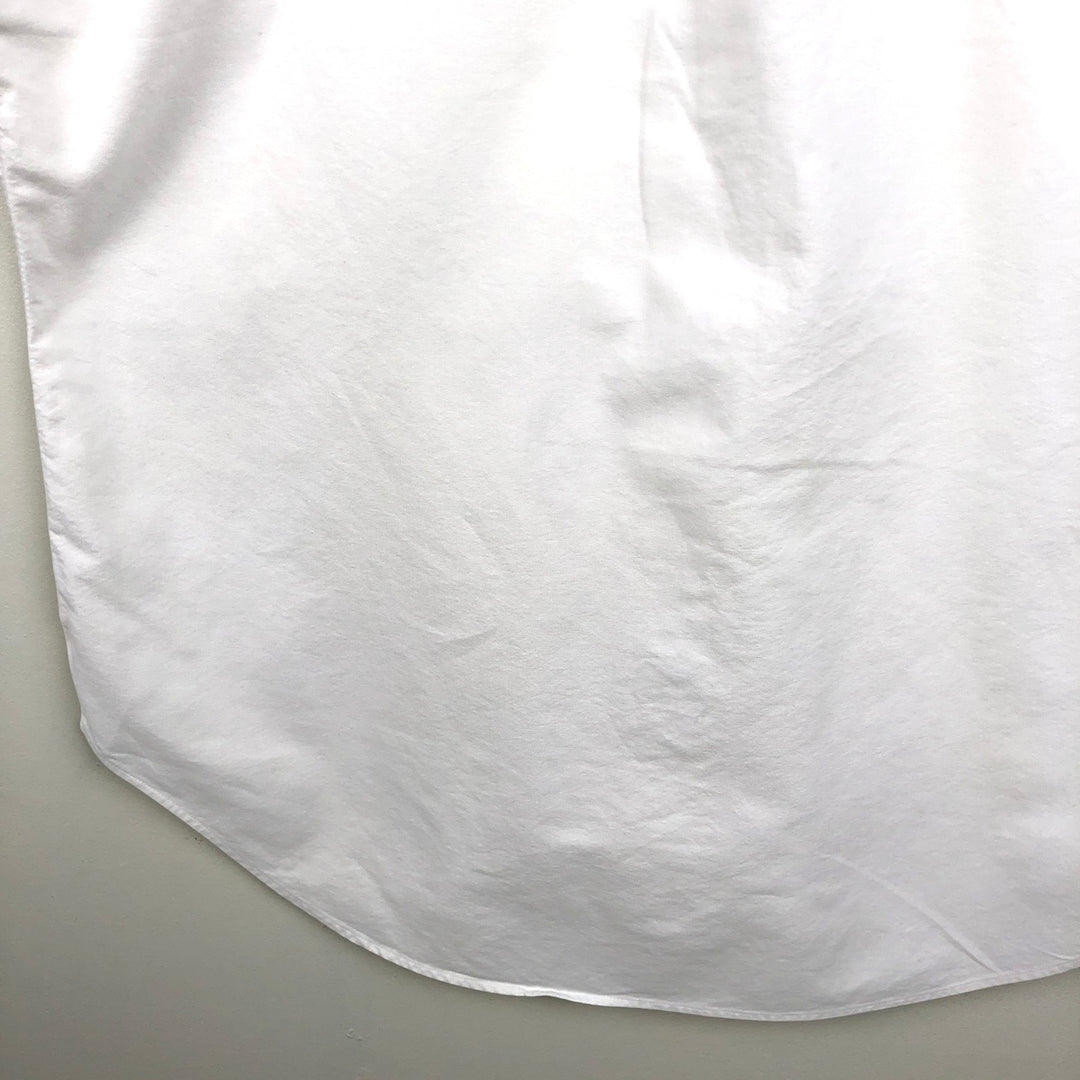 Ralph Lauren Classic Fit short sleeve button down shirt, men's size M cotton white type Vintage Second Hand