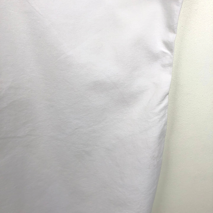 Ralph Lauren Classic Fit short sleeve button down shirt, men's size M cotton white type Vintage Second Hand