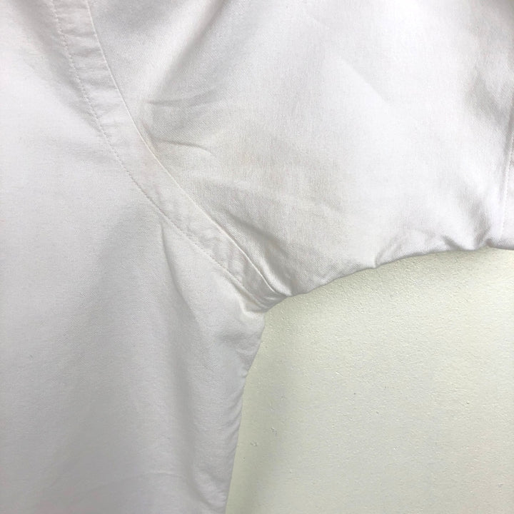 Ralph Lauren Classic Fit short sleeve button down shirt, men's size M cotton white type Vintage Second Hand