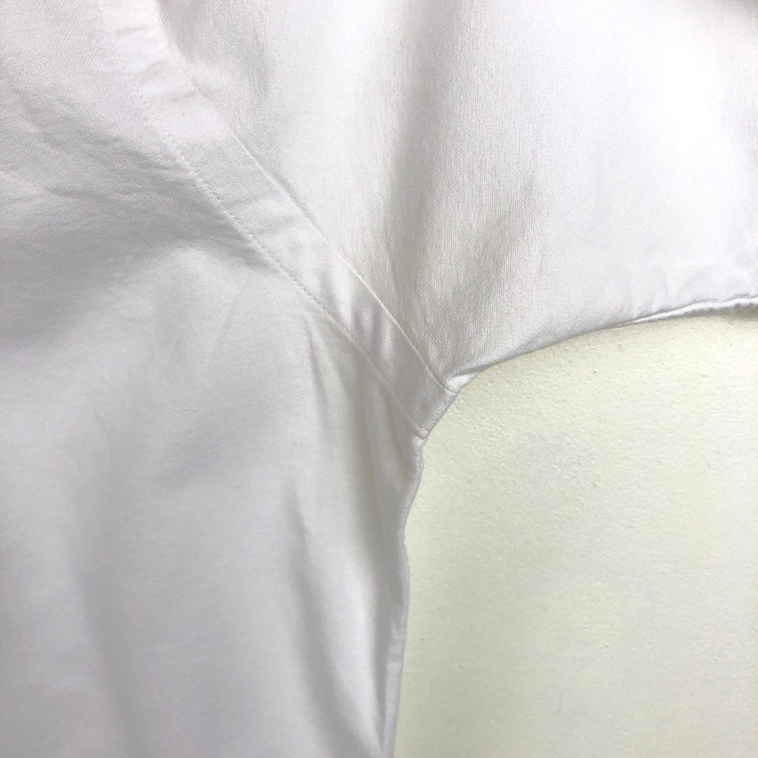 Ralph Lauren Classic Fit short sleeve button down shirt, men's size M cotton white type Vintage Second Hand