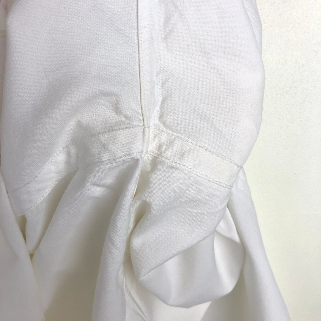 Ralph Lauren Classic Fit short sleeve button down shirt, men's size M cotton white type Vintage Second Hand