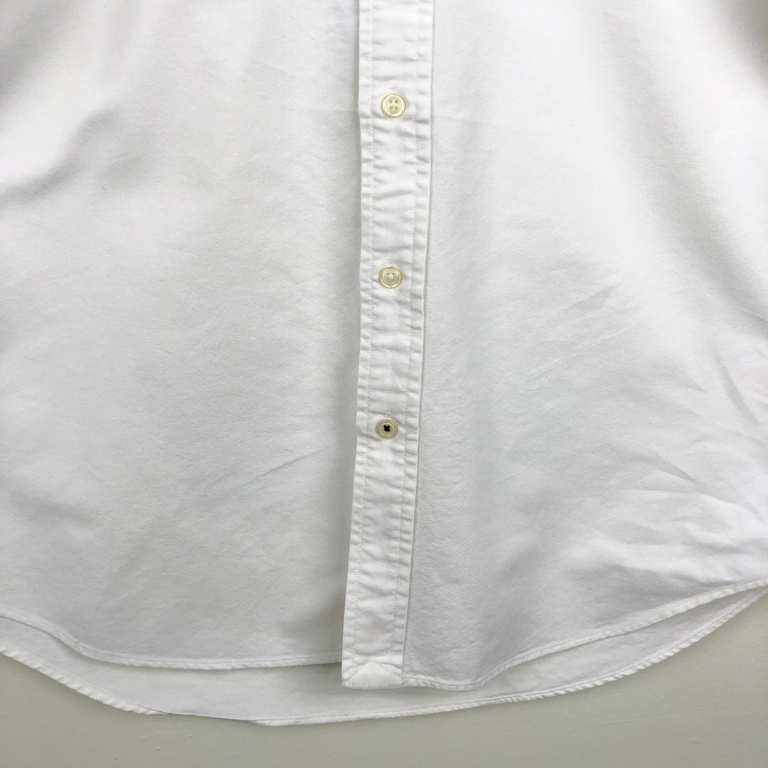 Ralph Lauren RALPH LAUREN Short Sleeve Button Down Shirt Men's M cotton white type Vintage Second Hand