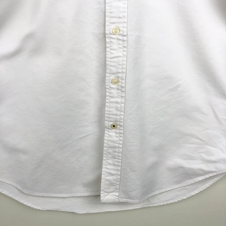 Ralph Lauren RALPH LAUREN Short Sleeve Button Down Shirt Men's M cotton white type Vintage Second Hand
